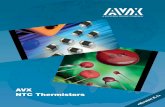 AVX NTC Thermistors - RS Componentsdocs-europe.electrocomponents.com/webdocs/0e7f/... · 3 A-1/T ()A-1/T C NTC Thermistors General Characteristics 2.1.5. Further approximation of