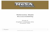 Grade 8 English Language Arts Practice Test PTs/ELA...Grade 8 English Language Arts Practice Test Nebraska Department of Education 2016 2 Directions: On the following pages of your