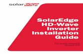 HD-Wave Inverter Installation Guide NA - SolarEdge inverter must be connected to a dedicated AC branch circuit with a maximum Overcurrent Protection Device (OCPD) of 40 A. Les onduleurs