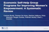 Programs for Improving Women’s - 3ieimpact …€¦ ·  · 2016-06-09Programs for Improving Women’s Empowerment: A Systematic Review ... Risk of Bias Assessment Quantitative