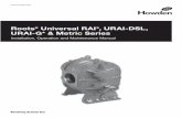 Roots* Universal RAI*, URAI-DSL, URAI-G* & Metric … GEA 19171 Roots URAI Page 3 of 32 Safety Precautions It is important that all personnel observe safety precautions to minimize
