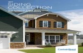 2017 SIDING COLLECTION - Home | J&L Building …jlbuilding.com/sites/default/files/Siding/CertainTeed...CertainTeed Siding Collection Insulated Siding CedarBoards / XL .....36 Horizontal