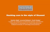 Hacking cars in the style of Stuxnet - BME-HITbuttyan/publications/carhacking-Hacktivity-2015.pdf · Hacking cars in the style of Stuxnet András Szijj 1, Levente Buttyán, Zsolt