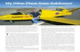 My Other Plane Goes SubSonex! - progaviation.com Jet JACP16_Redacted.pdf · My Other Plane Goes SubSonex! Flying the other Single-Engine, V-Tail, Parachute-Equipped Jet ... Like the