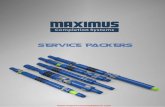 service packers - Maximus Completion Systems™ OHSAS 18001-2007 Magnus HD Packer Service Packer with Built-in Unloader Valve Casing & Packer Dimension Table Elastomers available: