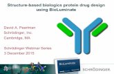 Structure-based biologics protein drug design using ... · Structure-based biologics protein drug design using BioLuminate ... Hardware acceleration… Automated setup…… ... 1.8