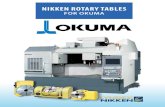 NIKKEN ROTARY TABLES - Lyndex-Nikkenstore.lyndexnikken.com/catalog/Okuma Rotary Table Catalog 2013...Nikken Rotary Tables for Okuma 6 For Support Tailstock and Chuck Accessories, go