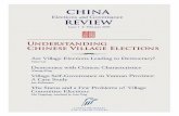 China Elections and Governance Review - The Carter … · These are the questions this first issue of the China Elections and Governance Review is designed ... mocracy, 2) what is