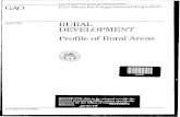 RCED-93-40FS Rural Development: Profile of Rural Areasarchive.gao.gov/t2pbat6/149199.pdf · April I!)93 RURAL DEVELOPMENT Profile of Rural Areas . GAO United States General Accounting