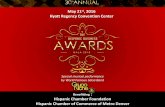 May 21st, 2016 Hyatt Regency Convention Center - Hispanic … · May 21st, 2016 Hyatt Regency Convention Center . Benefitting: Hispanic Chamber Foundation Hispanic Chamber of Commerce