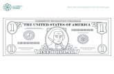 CURRENCY EDUCATION PROGRAM THE UNITED STATES OF AMERICA · THE UNITED STATES OF AMERICA Want more coloring sheets? Visit uscurrency.gov. WASHINGTON CURRENCY EDUCATION PROGRAM