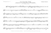 Gran Via Tango b13 - Trumpet in C 1 - Free Music Scores · Número 4. Tango de la Menegilda Arrangement for Large Brass Ensemble (4441) & Percussion by Jean-François Taillard Federico