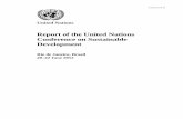 Report of the United Nations Conference on Sustainable ... · Report of the United Nations Conference on Sustainable ... The United Nations Conference on Sustainable Development,