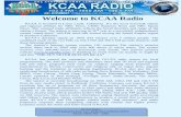 Media Kit - KCAA · Welcome to KCAA Radio . Radio  KCAA Radio 1. ... 19. Customized landing page with links to all your websites and social media sites 20.