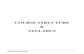 COURSE STRUCTURE SYLLABUS - Department of MEmech.gecgudlavalleru.ac.in/pdf/syllabus/ME-Course Structure... · COURSE STRUCTURE & SYLLABUS Mechanical Engineering. ... 5 Managing Innovation