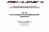 TL-12 Passenger Car Alignment System - Tru-line …tru-line.net/content/files/pdf/tl12manual.pdf3 INTRODUCTION The Tru-Line TL-12 Laser Wheel Alignment System consists of the following