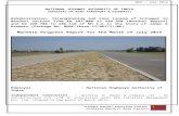 NATIONAL HIGHWAY AUTHORITY OF INDIAnhai.org.in/spw/ConcessionaireDetails/MPR July 2014.docx · Web viewThe Concessionaire requested Authority regarding the shifting of 33 KVA electric