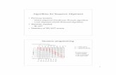 Algorithms for Sequence Alignment - Donald Bren School …xhx/courses/CS284A/lectures/CS284A_BLAST.pdf · 1 Algorithms for Sequence Alignment •Previous lectures –Global alignment
