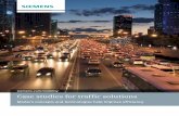 siemens.com/mobility Case studies for traffic solutions · Case studies for traffic solutions Modern concepts and technologies help improve efficiency siemens.com/mobility. 2. ...