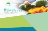 2018 Annual Conference - AMGA ·  · 2017-09-21Annual Conference? Important Registration ... summoning courage through tough times and embarking on the path to new goals. ... Mayo