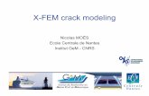 X-FEM crack modeling - CEA - HPC · X-FEM crack modeling Nicolas MOËS Ecole Centrale de Nantes Institut GeM - CNRS