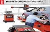 HawkEye Alignment Systems - Hunter · 1 2 3 Alignment as easy as 1-2-3! HawkEye ® Alignment Systems featuring WinAlign software fully integrate the functions of the console, sensors