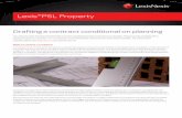 onditional on plani Drfting ontrt Lexis PSL Property · Drfting ontrt Lexis onditional on plani ®PSL Property Drafting a contract conditional on planning ... the property by building