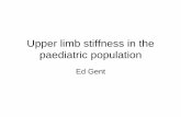 Upper limb stiffness in the paediatric population limb stiffness in the paediatric population Ed Gent. ... addressing muscle weakness with tendon transfer, muscle slide for short tendons