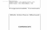 Web Interface Manual - omronkft.huomronkft.hu/nostree/pdfs/ns/v100-e1-01.pdfWeb Interface Manual Cat. No. V100-E1-01 . Introduction This manual describes only the configuration and