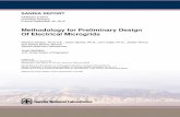Methodology for Preliminary Design of Electrical Microgrids …prod.sandia.gov/techlib/access-control.cgi/2015/158433.pdf · Methodology for Preliminary Design Of Electrical Microgrids