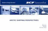 ARCTIC SHIPPING PERSPECTIVES - 2012. a glance # 1 Tanker owner by number of vessels # 1 Ice-class tanker owner/operator # LNG ice-class tanker owner/operator # 1 Aframax tanker owner/operator