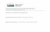 Local Food Promotion Program - Agricultural … Food Promotion Program Agricultural Marketing Service Fiscal Year 2015 Request for Applications Funding Opportunity Number ...