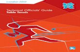 Technical Officials’ Guide Table Tennis - Table Tennis.pdf– Key dates and personnel, including contact details. ... 4 London 2012 Olympic Technical Officials’ Guide Table Tennis