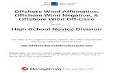 Offshore Wind Affirmative, Offshore Wind Negative ... Novice Core Files...Offshore Wind Affirmative, Offshore Wind Negative, ... boom in the offshore wind industry, ... ranging from