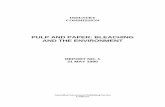 PULP AND PAPER: BLEACHING AND THE ENVIRONMENT · INDUSTRY COMMISSION PULP AND PAPER: BLEACHING AND THE ENVIRONMENT REPORT NO. 1 21 MAY 1990 Australian …