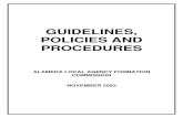 GUIDELINES, POLICIES AND PROCEDURES - … Guidelines, Policies and Procedures, ... General City Annexation and Detachment Policies and Criteria ... Map and Legal Description Requirements.