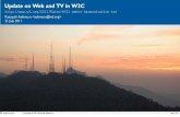  ·  1/webtv/wiki/Web and TV Interest Group_Report Initial requirements arising in the Web and TV Interest Group