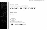 PRS 411 REMOVAL ACTION OSC REPORT 3004XXXXXX...PRS 411 REMOVAL ACTION OSC REPORT April 2005 Final Department of Energy ... PRS 411, also known as the Paint Shop Hot Spot, is located