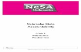 Grade 6 Mathematics Practice Test - Nebraska Dept of …€¦ ·  · 2017-07-20Grade 6 Mathematics Practice Test ... On the following pages are multiple-choice questions for the
