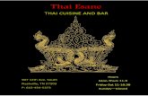 THAI UISINE AND AR · THAI UISINE AND AR. Appetizers Items are regular price with choice of chicken, ... Sukiyaki 8.95 Clear bean thread noo-dles, celery, nappa cabbage, top with