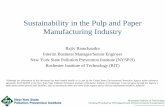 Sustainability in the Pulp and Paper Manufacturing … in the Pulp and Paper ... • New York State Printing Industry Report Positioning Industry ... Agenda 2030 Advanced Manufacturing