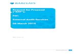 Barclays Bank PLC | 3€¦ ·  · 2017-07-30Barclays Bank PLC | 3 . Barclays Bank PLC ... between Barclays Bank PLC and the parent entity of your organisation. This agreement would