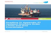 Deadline IV Appendix 27 Updated Onshore Order … IV Appendix 27 Updated Onshore Order Limits and Grid Coordinates Forewind Document Reference F-EXL-RW-038 Issue Number 1 Date September