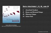 DATA STRUCTURES I, II, III, AND IVwayne/kleinberg-tardos/pdf/AmortizedAnalysis… · Data structures Static problems. Given an input, produce an output. Ex. Sorting, FFT, edit distance,