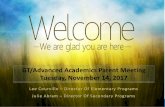 GT/Advanced Academics Parent Meeting Tuesday, … GT_Advanced...GT/Advanced Academics Parent Meeting Tuesday, November 14, ... Credit by Exam from UT ... Embed Khan Academy Individualized