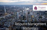 Resource Management Masterclass - PMO Flashmobpmoflashmob.org/wp-content/uploads/2015/12/Resource-Management...Portfolio Alignment P3O ... Contributing author to OGC portfolio management