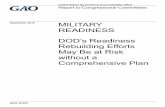 GAO-16-841, Military Readiness: DOD's Readiness … States Government Accountability Office Highlights of GAO-16-841, a report to congressional committees September 2016 MILITARY READINESS