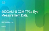 400GAUI-8 C2M TP1a Eye Measurement Data - IEEE 802 P802.3bs 200 Gb/s and 400 Gb/s Ethernet Task Force. 1 400GAUI-8 C2M TP1a Eye Measurement Data Jane Lim, Cisco Pirooz Tooyserkani,
