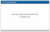 ABS EAST INVESTOR PRESENTATION OCTOBER 2010edg1.vcall.com/irwebsites/firstmarblehead/FMD - ABS E… ·  · 2010-10-04Monogram loan product as well as any other statements that are