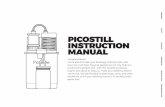 unboxing setup picostill instruction manual. important legal ... distillation instructions pertain only to licensed distillers and those who live in regions where alcohol distillation